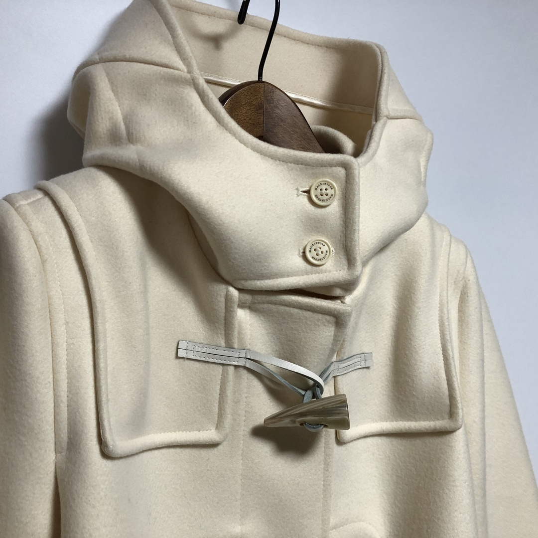 MACKINTOSH PHILOSOPHY ダッフルコート 38 数回着用 白 MACKINTOSH
