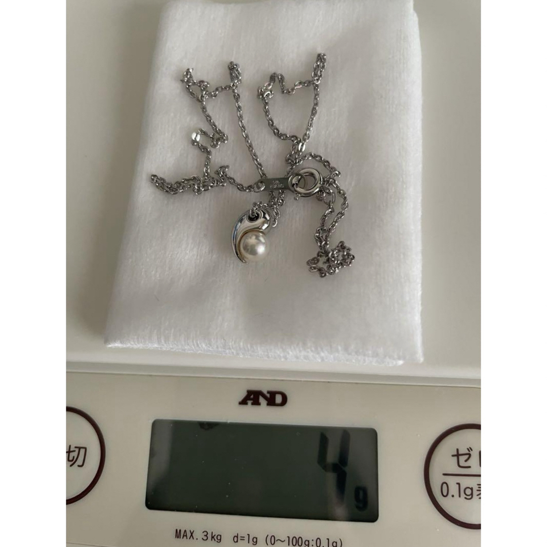 未使用 浜幸パールネックレス ⚪️5㎜ ペンダント silver 925の通販 by