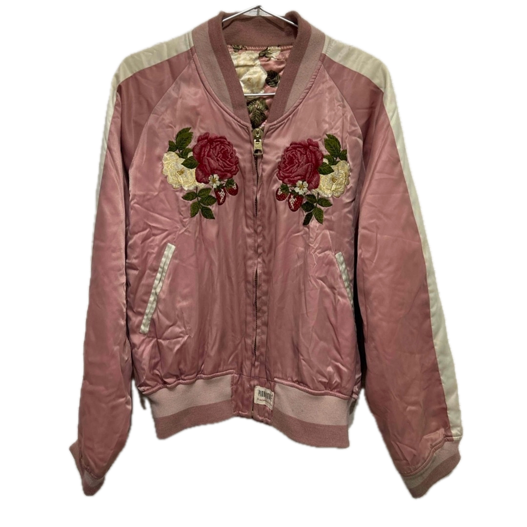 PINK HOUSE - H3 PINK HOUSE スタジャン 薔薇 苺 刺繍 ピンクハウスの