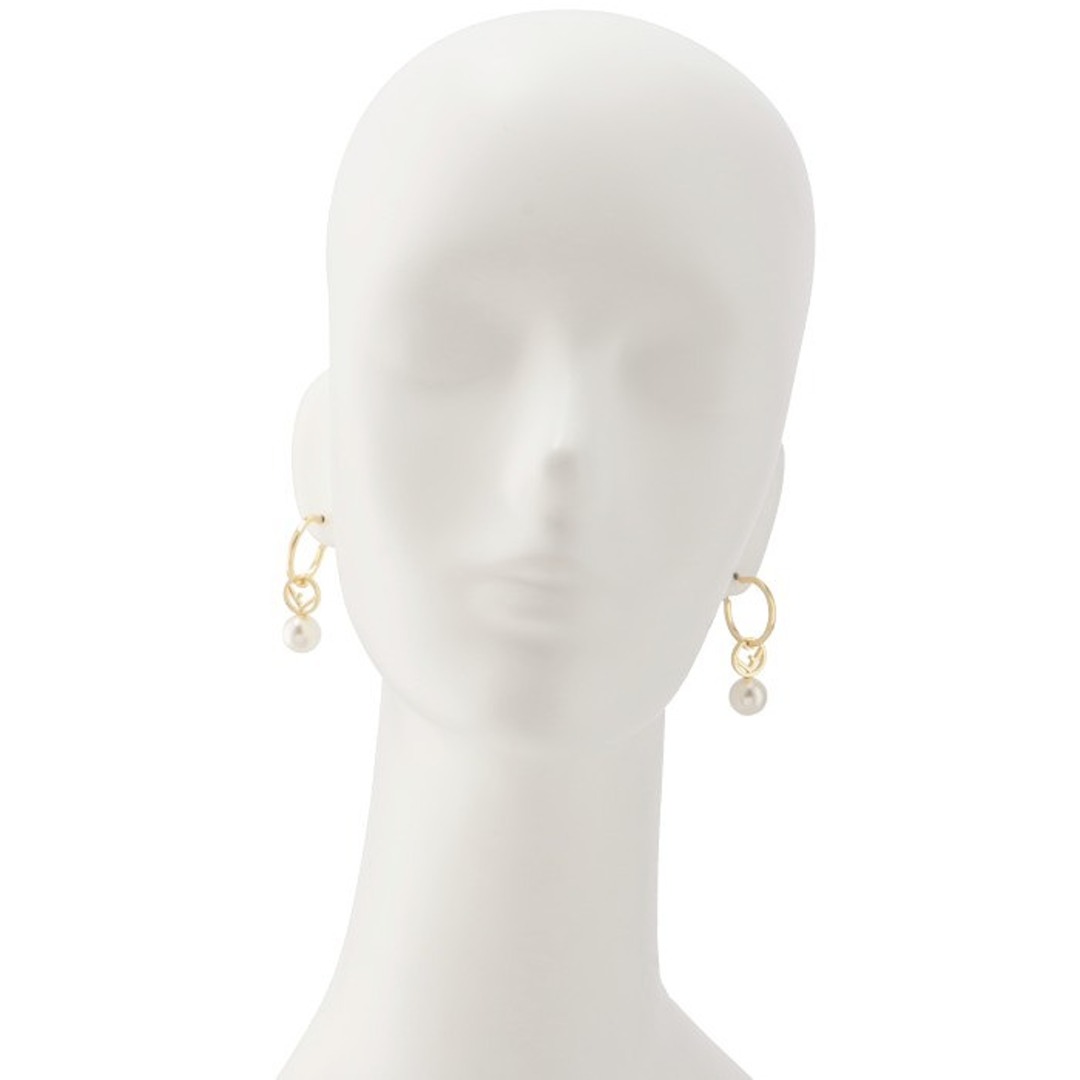 FENDI - フェンディ FENDI ピアス F IS FENDI フープピアス クリスタル