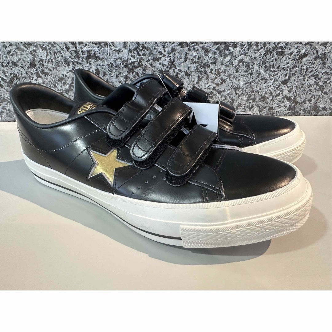 CONVERSE - 日本製 コンバース ワンスター ベルクロ 黒×金 28センチ