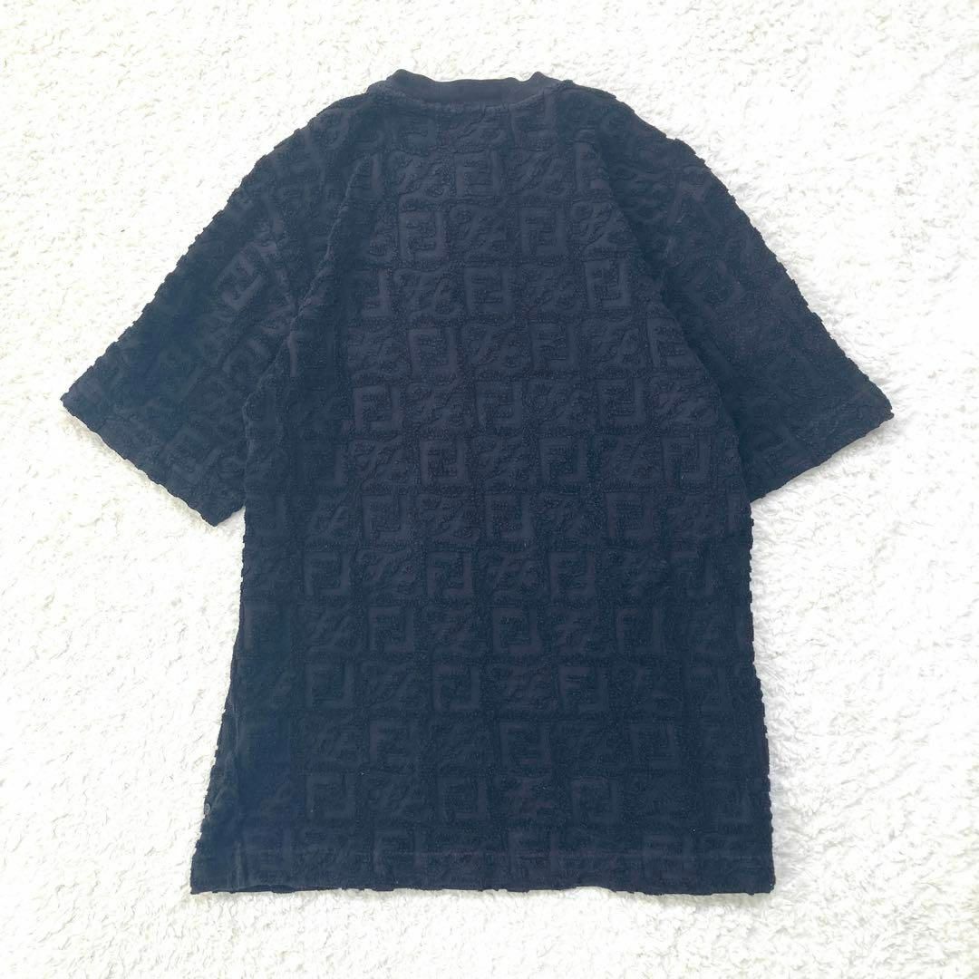 FENDI - 【極美品】FENDI 22ss ズッカ柄 FF ロゴ タオル地 Tシャツ Mの