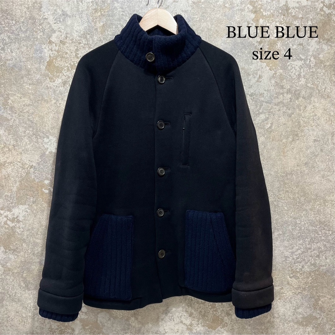BLUE BLUE - BLUE BLUE ブルーブルー 裏ボア ブルゾン ジャケットの