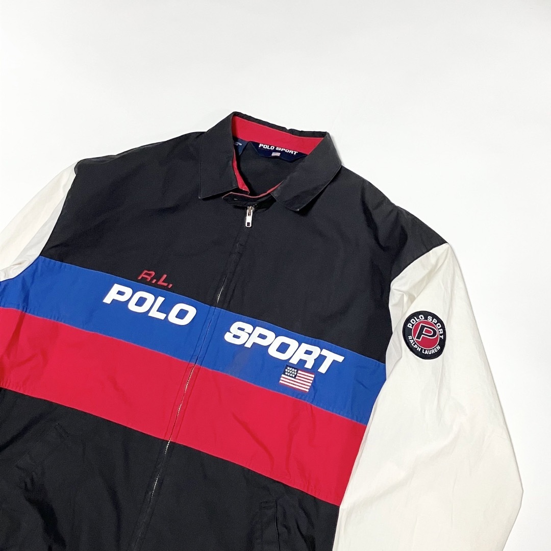 POLO RALPH LAUREN - L POLO ポロスポーツ 90's ナイロン ジャケット