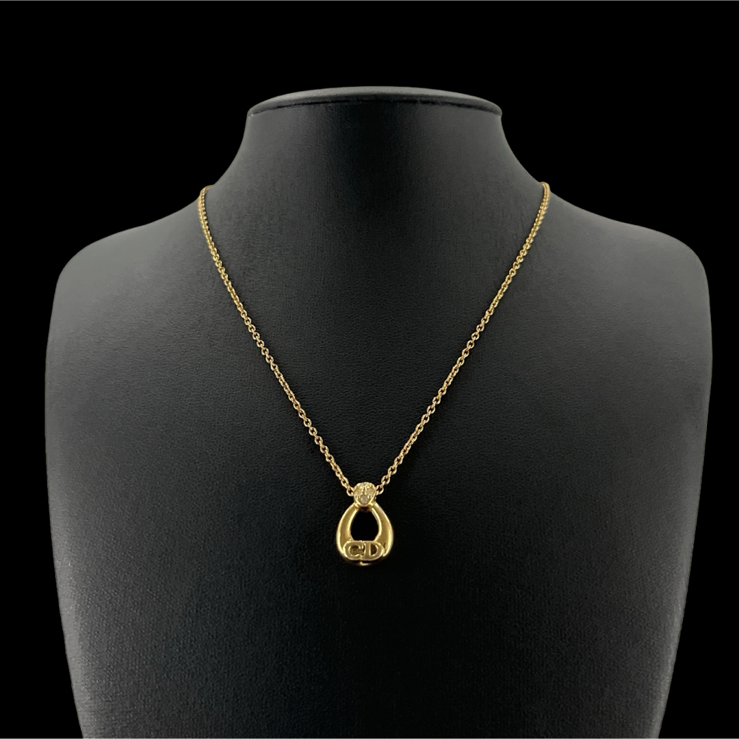 Christian Dior - Christian Dior ディオール ネックレス CDロゴ 刻印