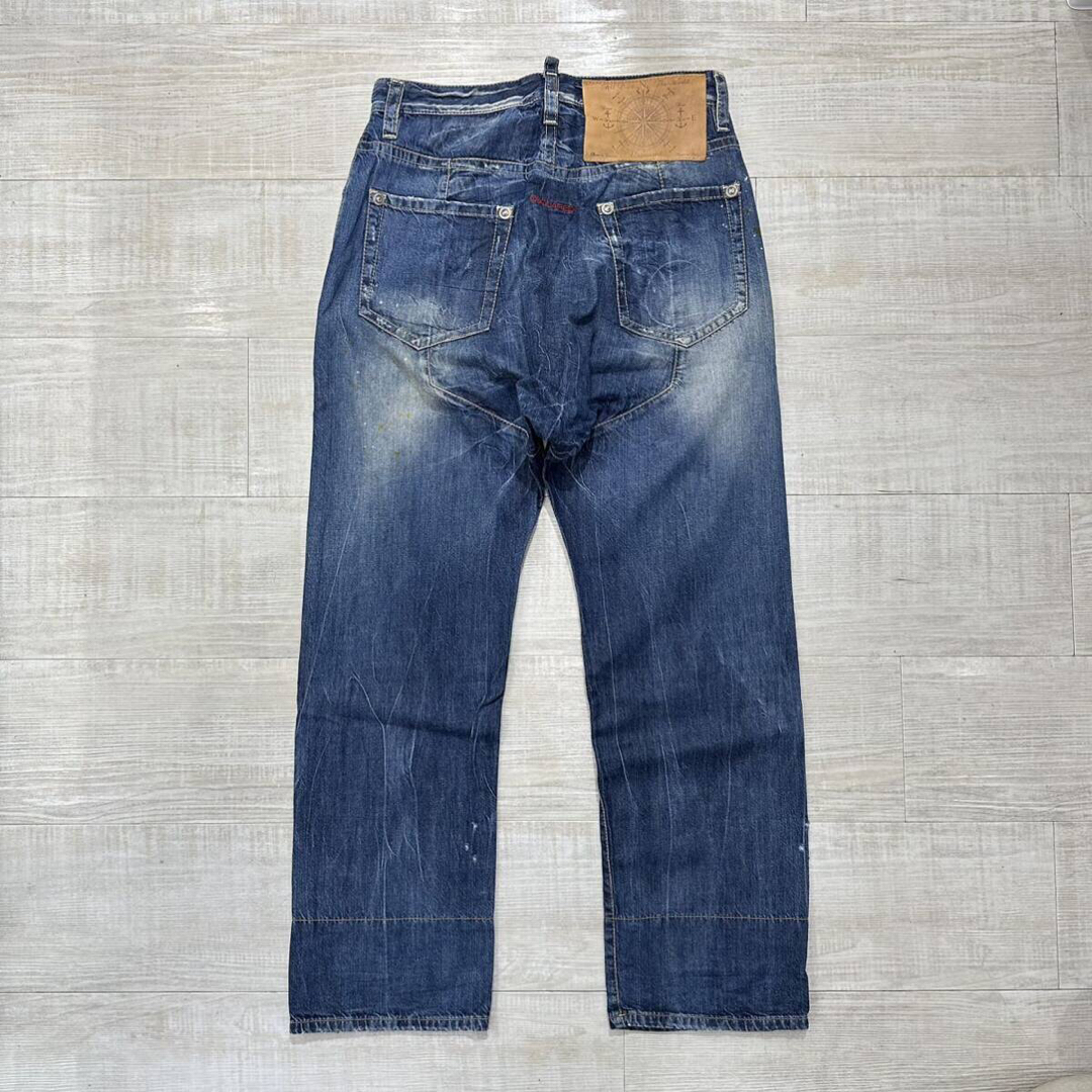 DSQUARED2 - DSQUARED2 ダメージ ペンキ 加工 サルエル デニム パンツ