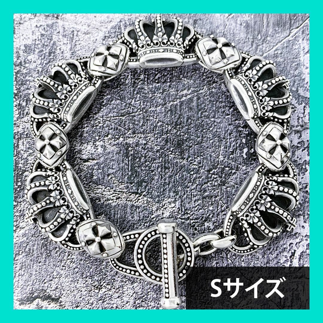 Justin Davis - 定価15.4万☆Justin Davis クラウンブレスレット（S