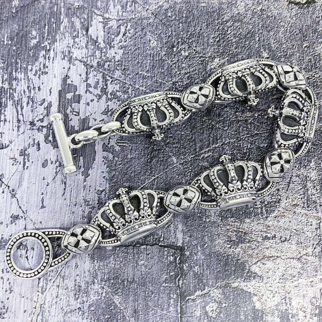 Justin Davis - 定価15.4万☆Justin Davis クラウンブレスレット（S