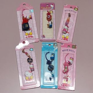 ハローキティ - ハローキティ 韓国限定 ストラップ 6点セット (1つは