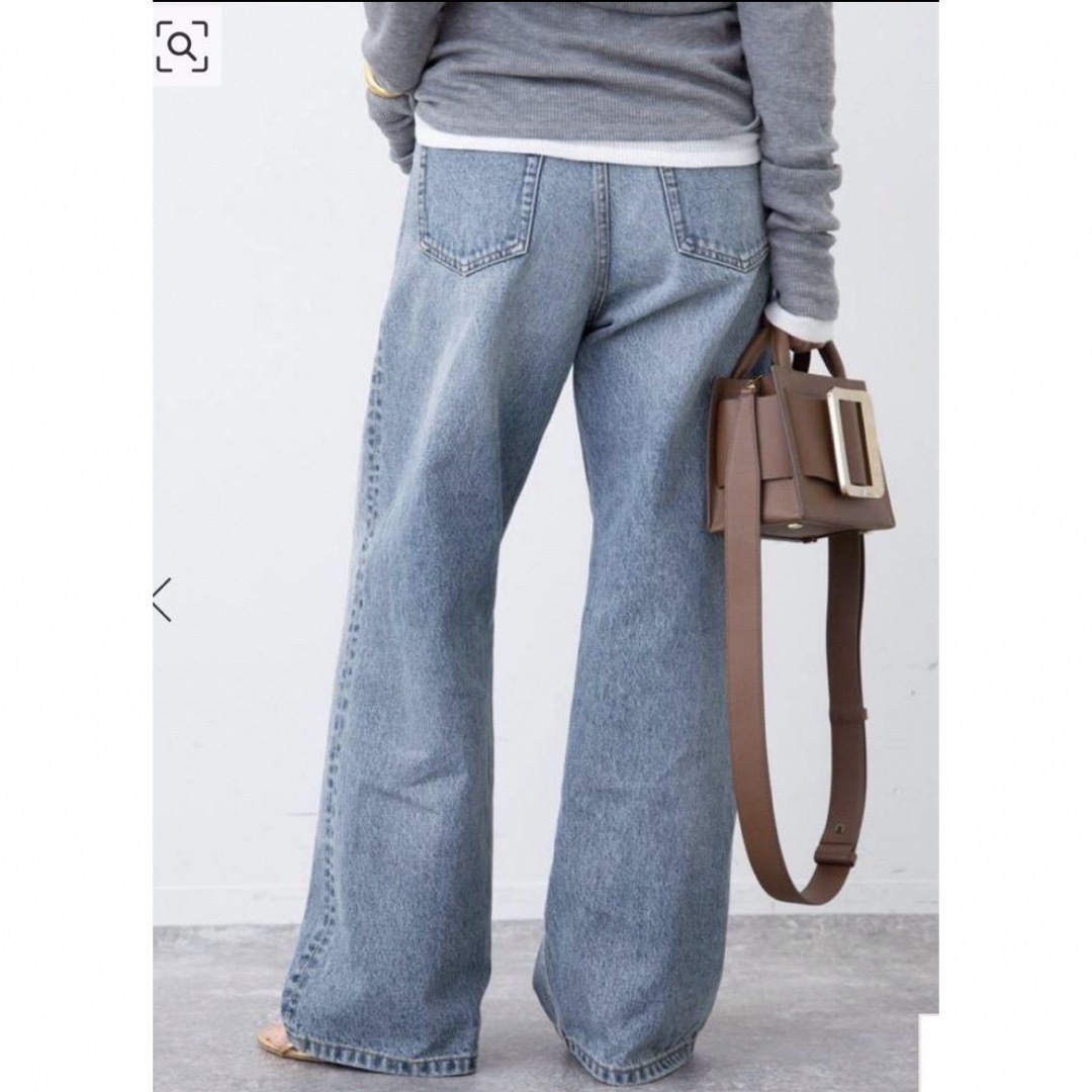 DEUXIEME CLASSE - ドゥーズィエムクラス タックバギーデニムパンツの