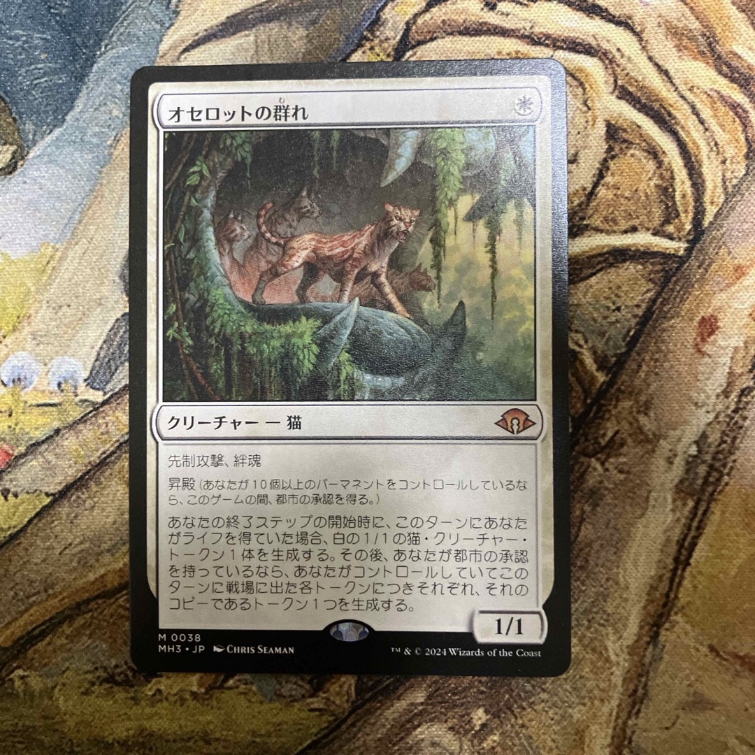 mtg オセロットの群れ foil 日本語 2枚 オセロットの群れ foil 2枚
