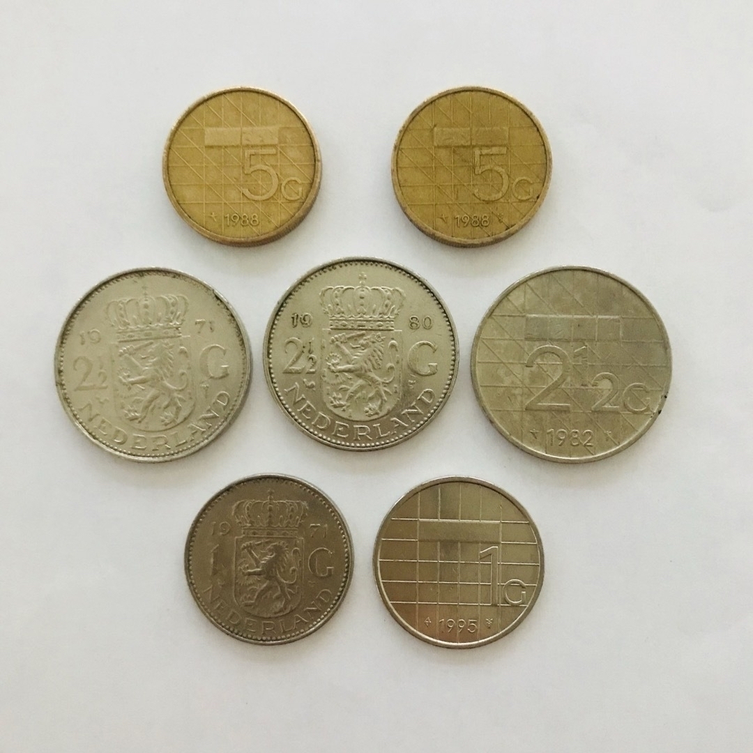 オランダ 旧硬貨セット 20.95オランダギルダー （12）