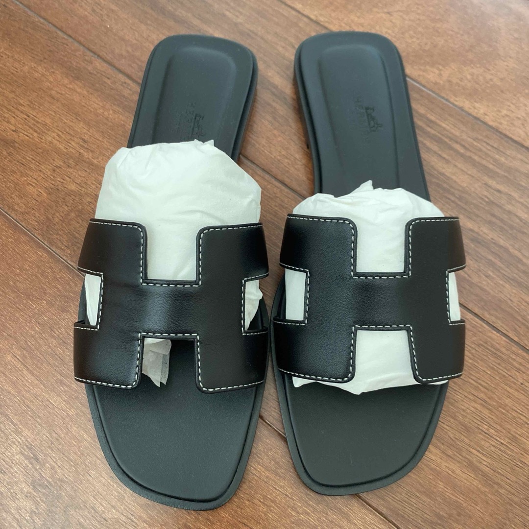 HERMES - 未使用☆HERMES エルメス オラン ブラック 37の通販 by yrkn