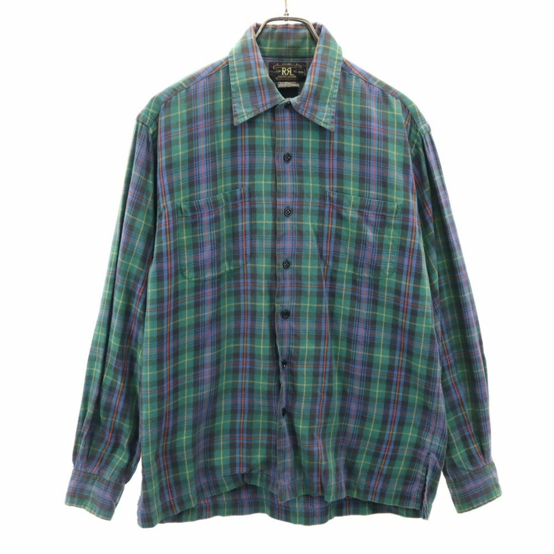 RRL - ダブルアールエル 90s オールド 初期タグ 赤3星 長袖 チェック