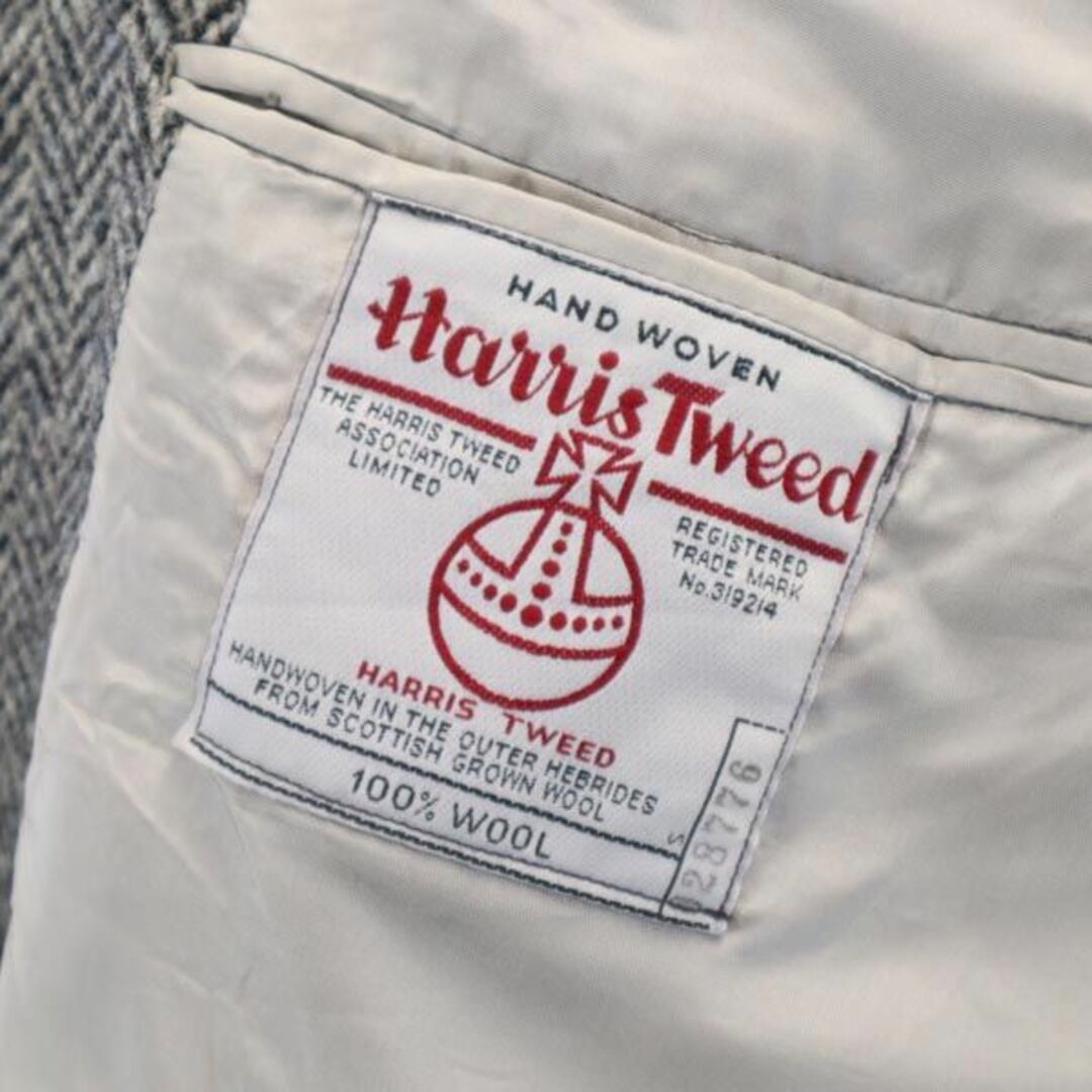 Harris Tweed - ハリスツイード ウール ヘリンボーン柄 テーラード