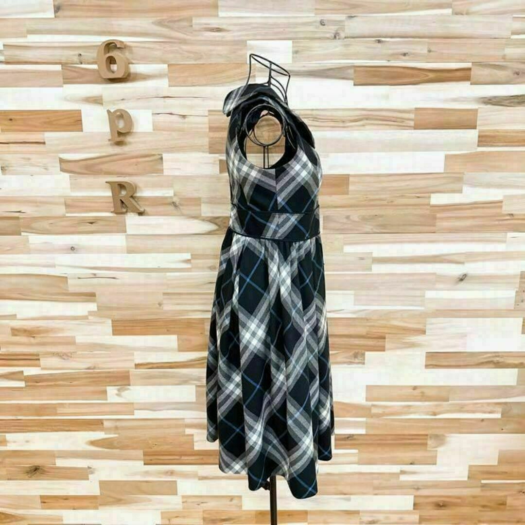 美品】バーバリーブルーレーベル シャドウチェックワンピース