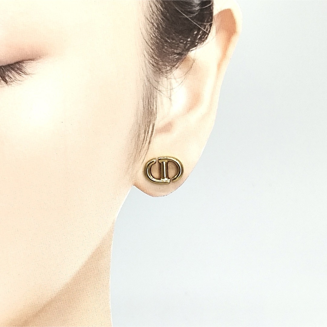Dior ゴールド ピアス(片耳用) Petit CD スタッドピアス 正規品 楽天