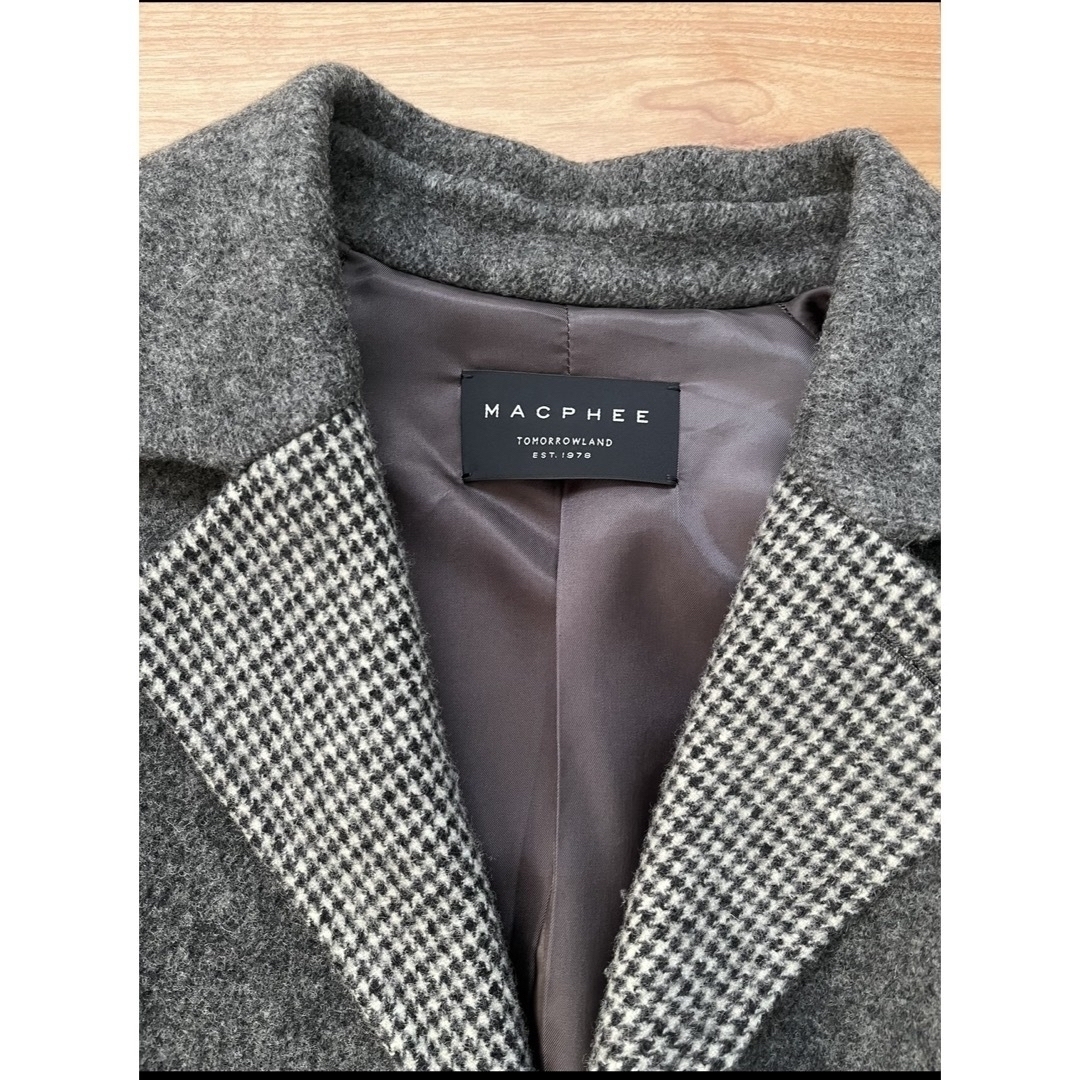 TOMORROWLAND - MACPHEE ウールステンカラーコート トゥモローランド