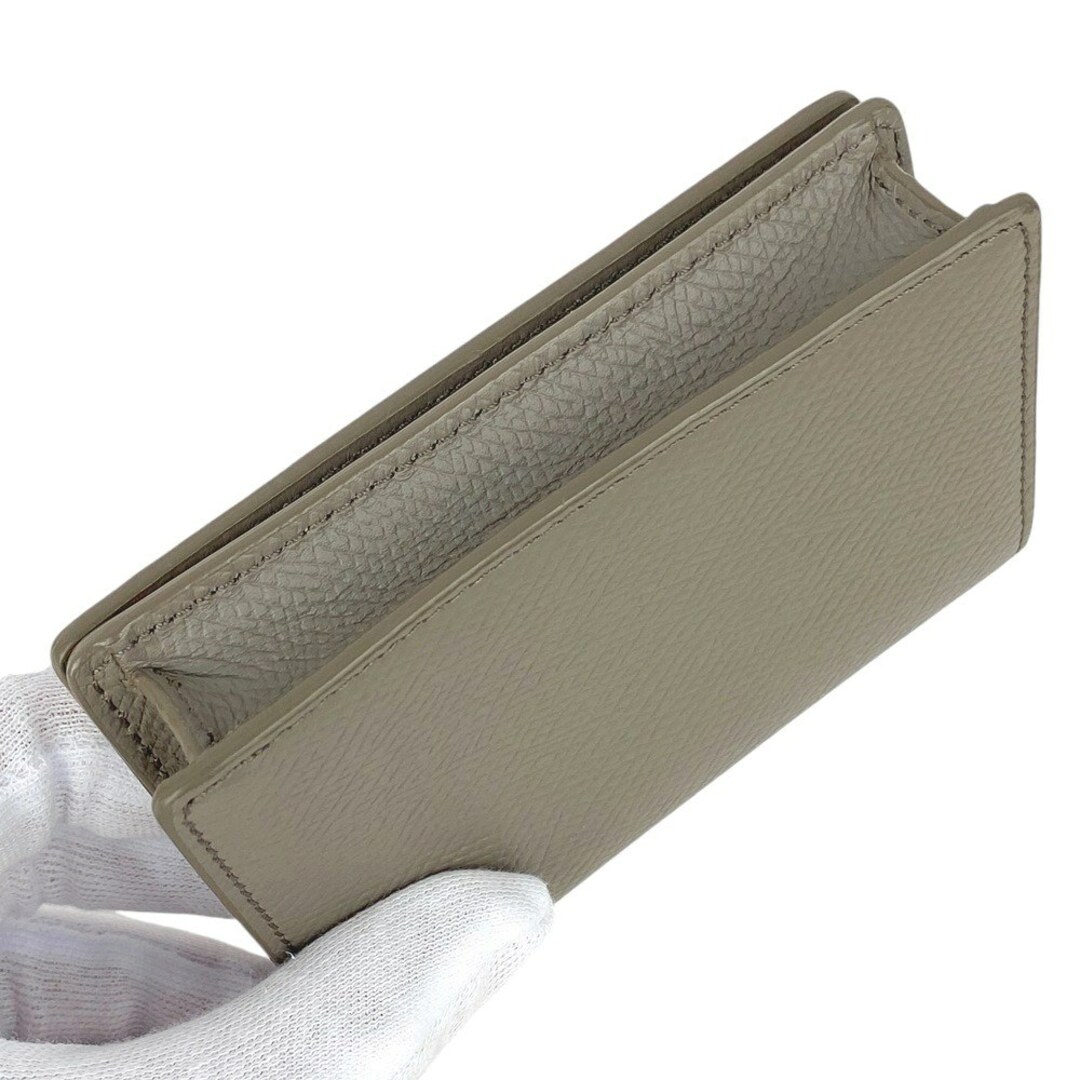 CELINE - □新同□ セリーヌ カードケース 名刺入れ レザー グレー