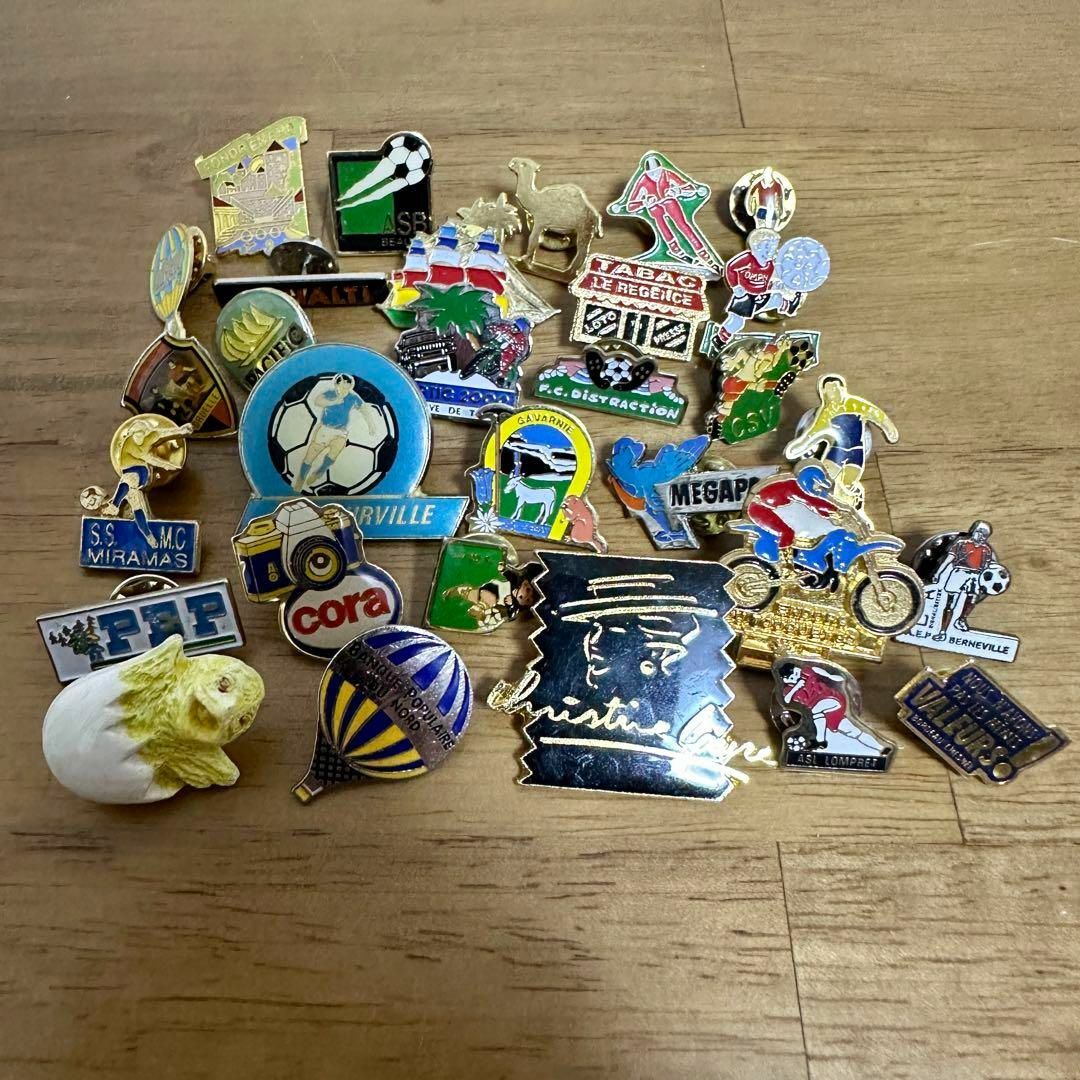 R662 30個 フランス ピンバッジ アメカジ 世田谷ベース ジャケット