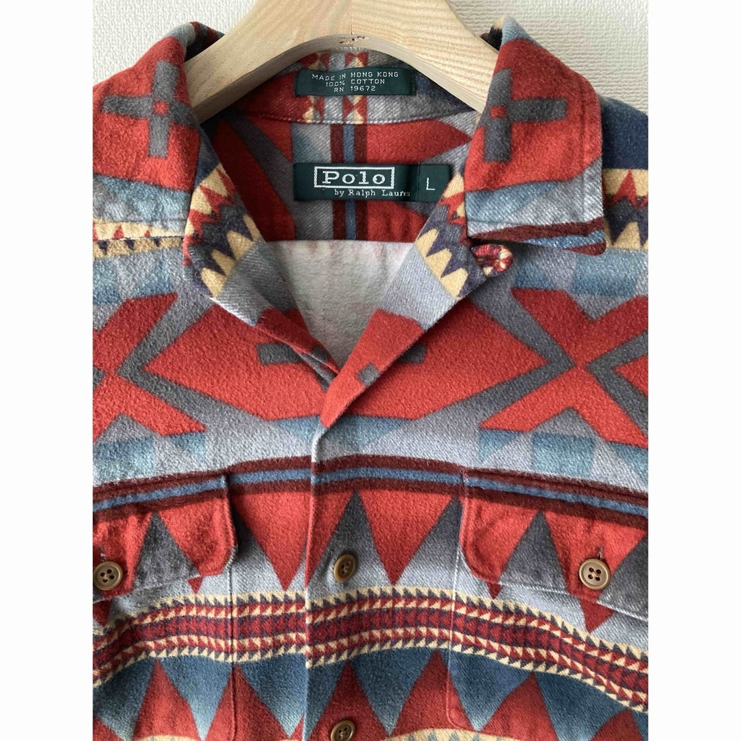 POLO RALPH LAUREN - 【美品】80s ポロ ラルフローレン ネイティブ柄