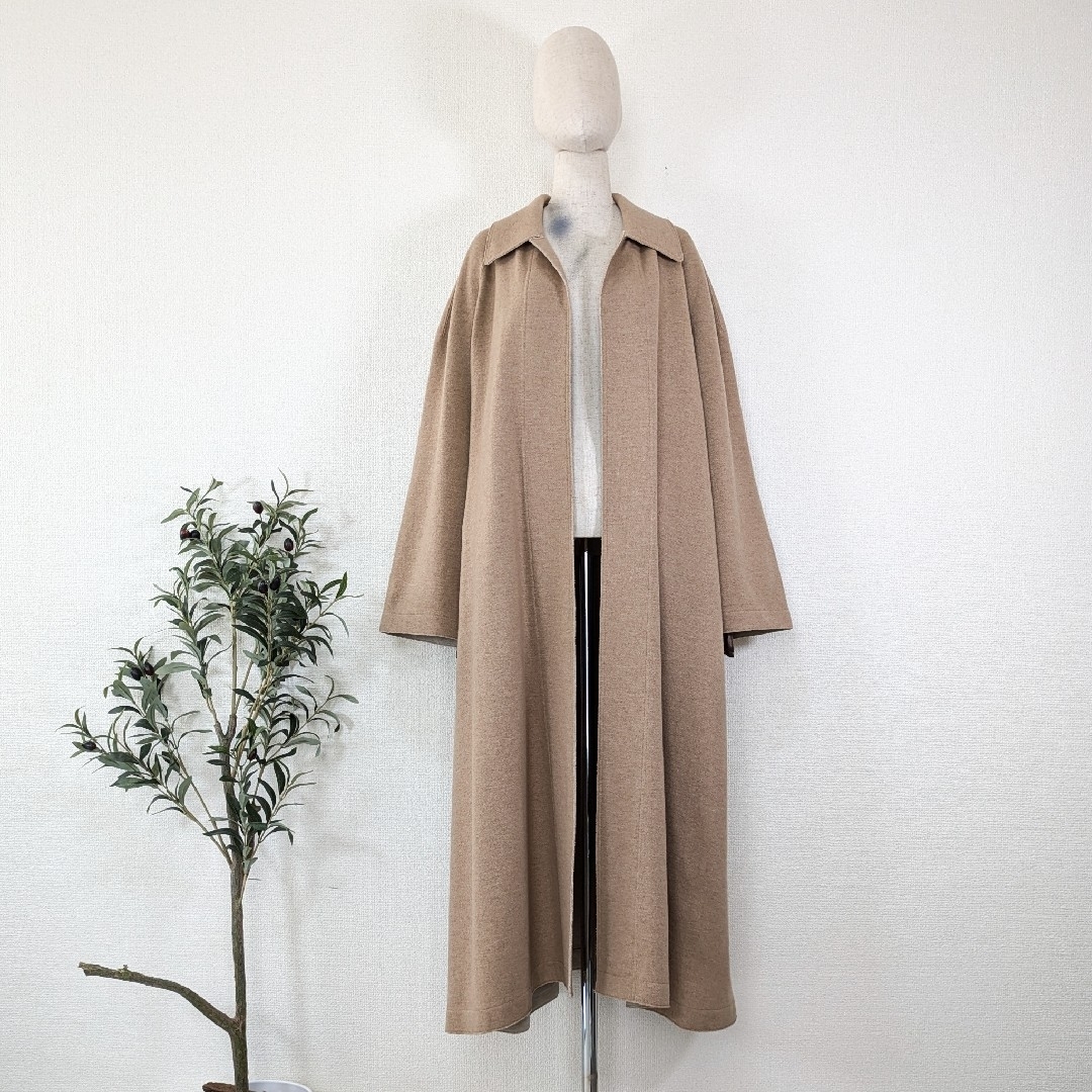 美品】COGTHEBIGSMOKE ボタンレストレンチコート キャメル
