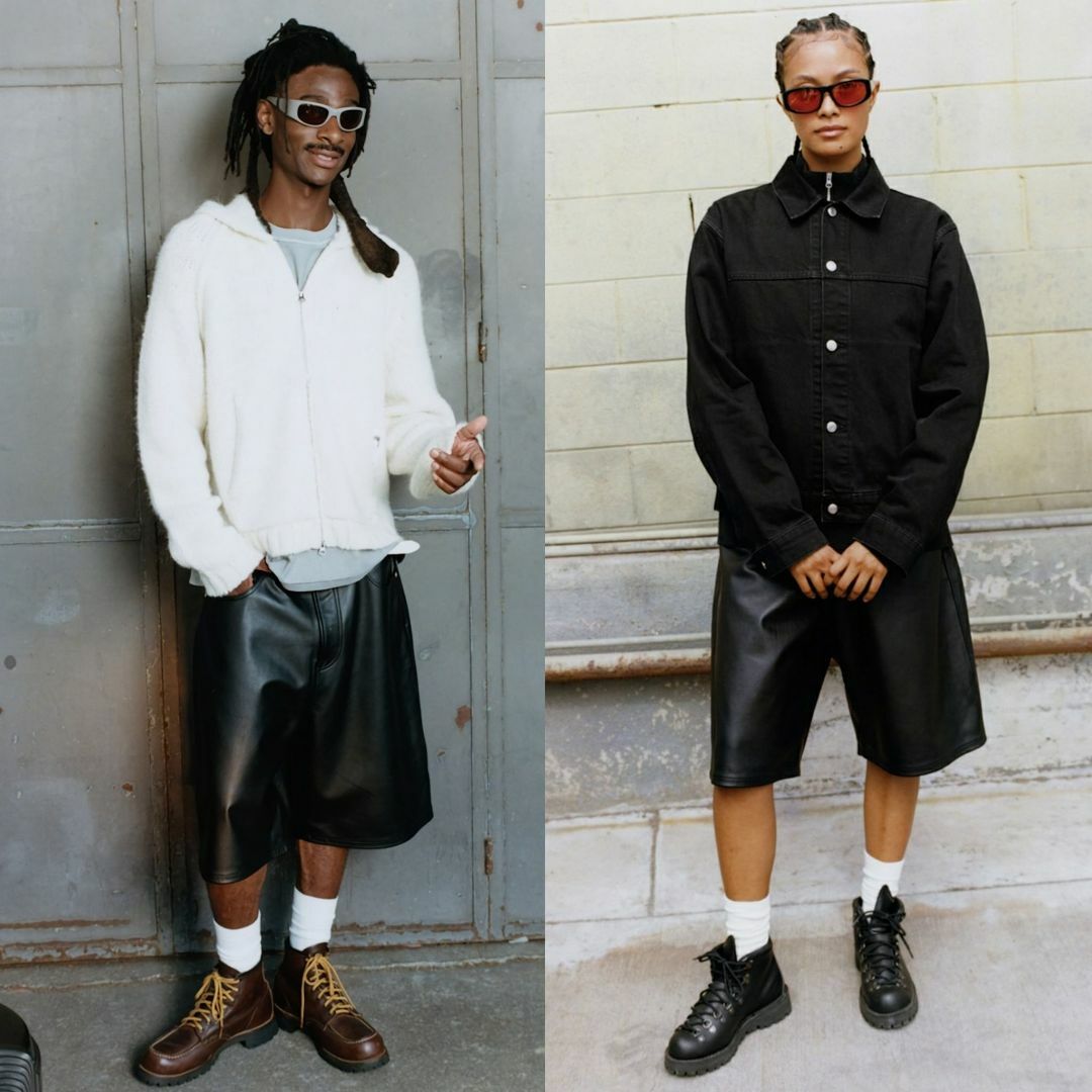 STUSSY - Stüssy Baggy Leather Short 38 Supreme 36の通販 by @Mnr