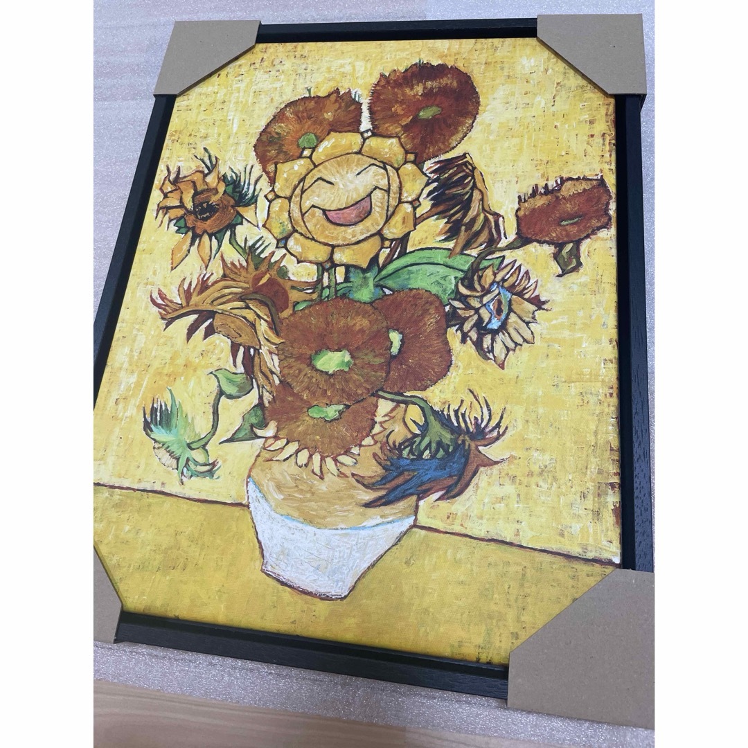 ゴッホカビゴン キャンバスアート 金枠 Sサイズ Sサイズ ゴッホ展