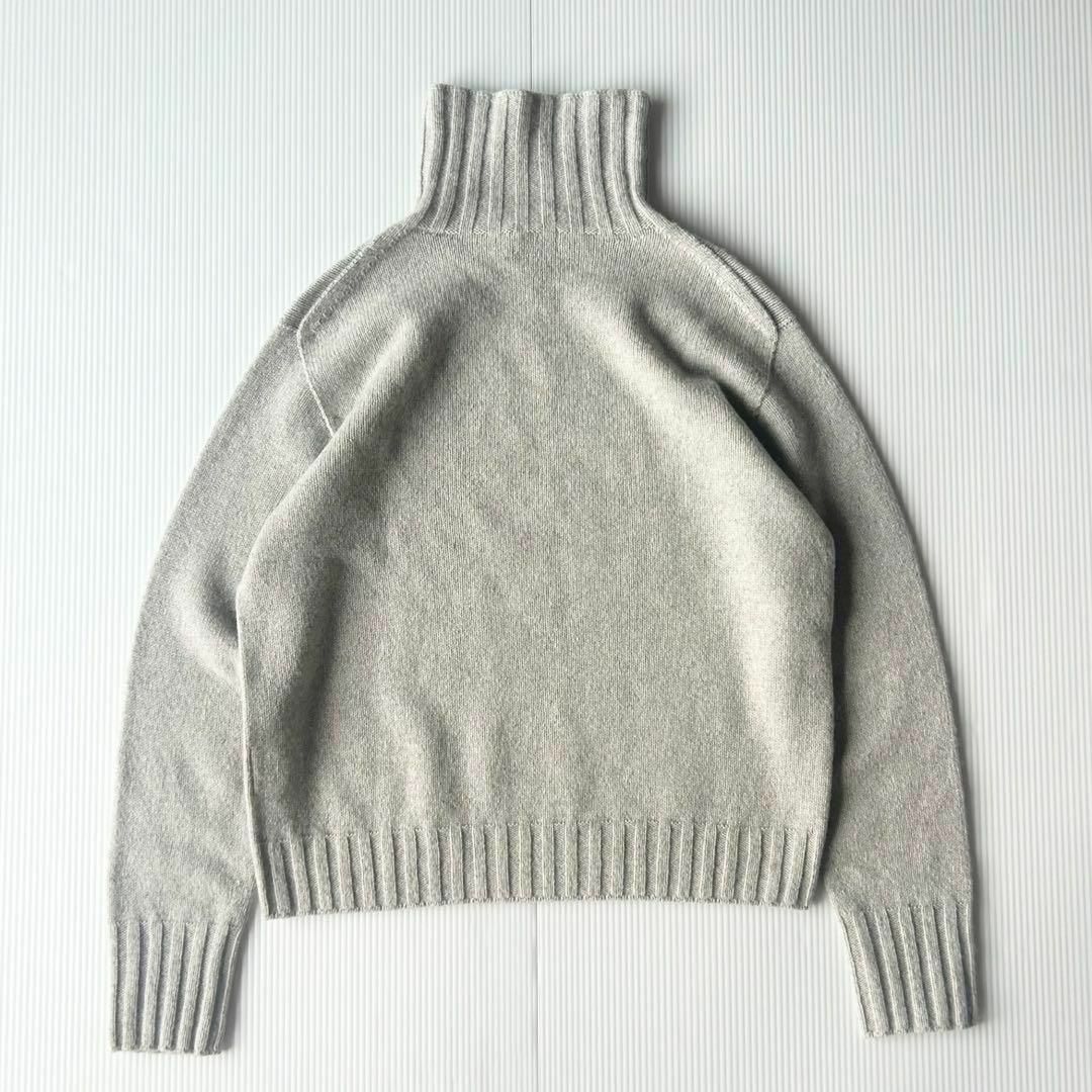 MARGARET HOWELL カシミヤ混タートルニット グレー Ⅱ マーガレット