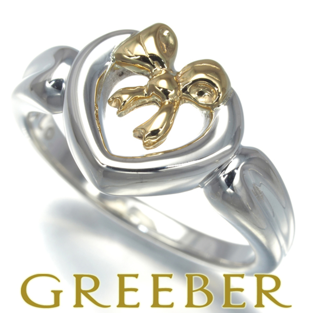 Tiffany & Co. - ティファニー リング ハートリボン 8.5号 シルバー