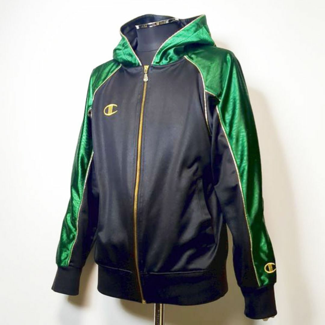 Champion - チャンピオン セットアップ ジャージ 上下 グリーン 黒