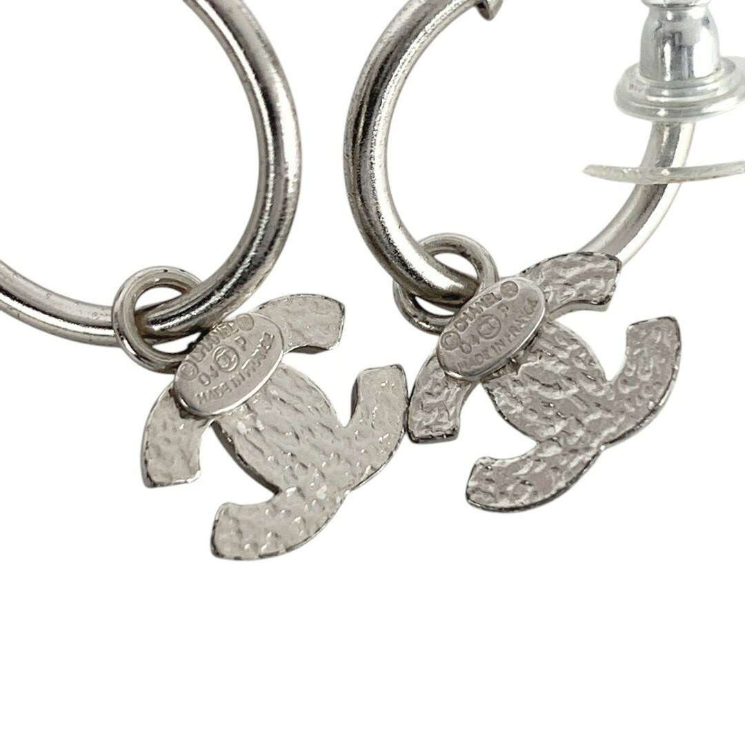 CHANEL - □美品□ シャネル フープ ピアス ココ マーク SS ブラック