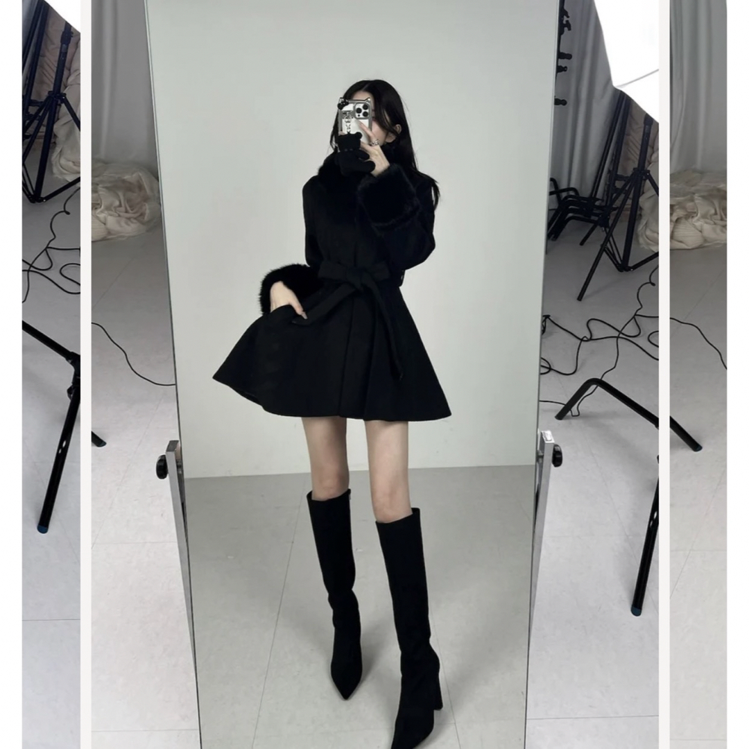 Darich - 新品タグ付き ダーリッチ ウエストベルトメルトンコート FL