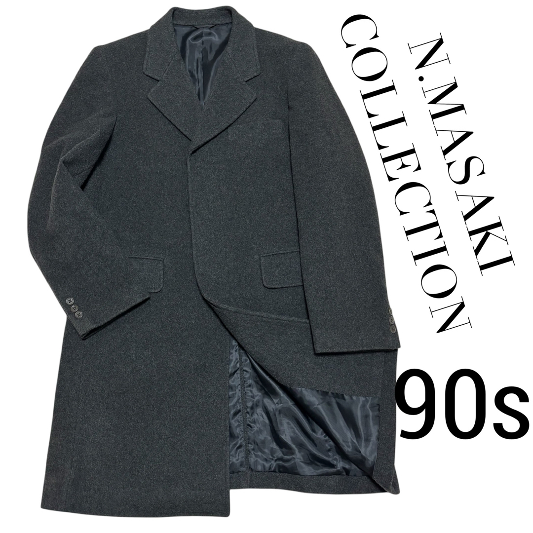 PAZZO - 90s□N.MASAKI Collection□カシミヤ混 チェスターコートの