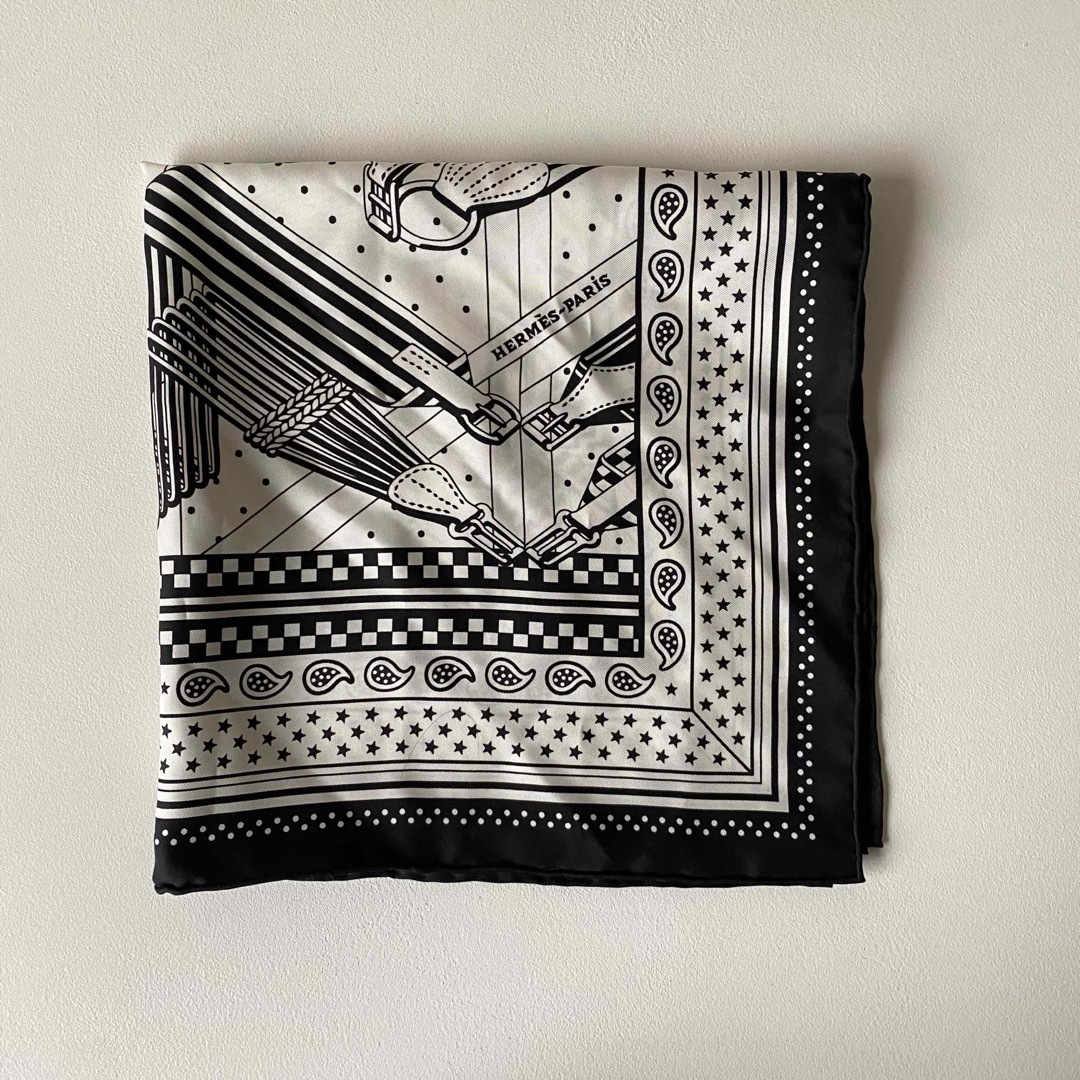 HERMES - HERMES バンダナ カレ55 スカーフエルメス シルクの通販 by