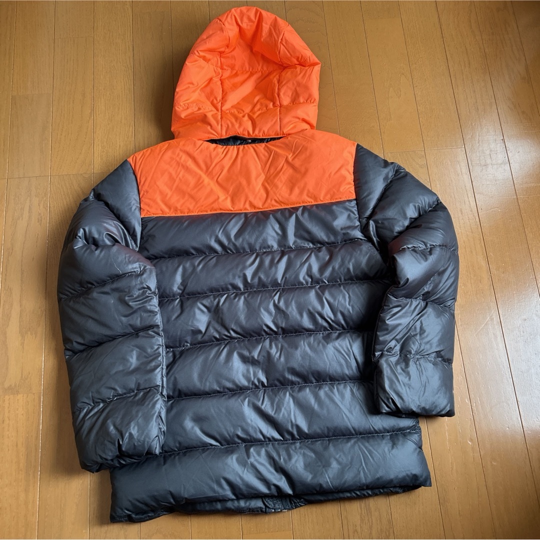 NIKE - NIKE ダウンジャケット 蛍光オレンジ/ブラック キッズL 160の