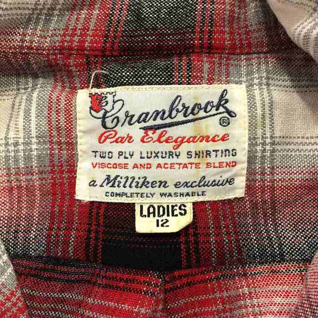 VINTAGE / ヴィンテージ古着 | 60's Cranbrook レーヨン チェック