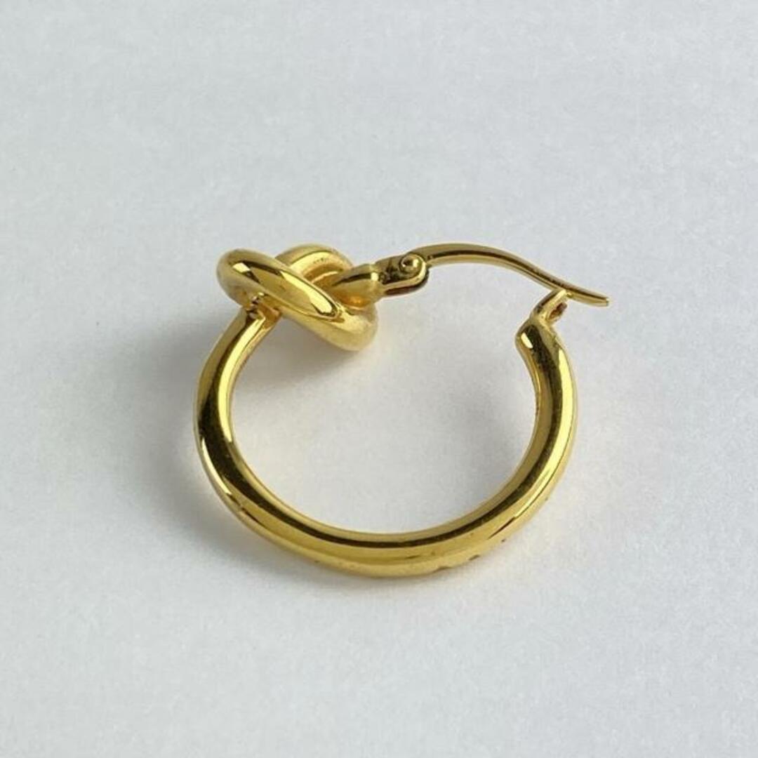 CELINE - CELINE(セリーヌ) ピアス ノットスモールフープ ゴールド