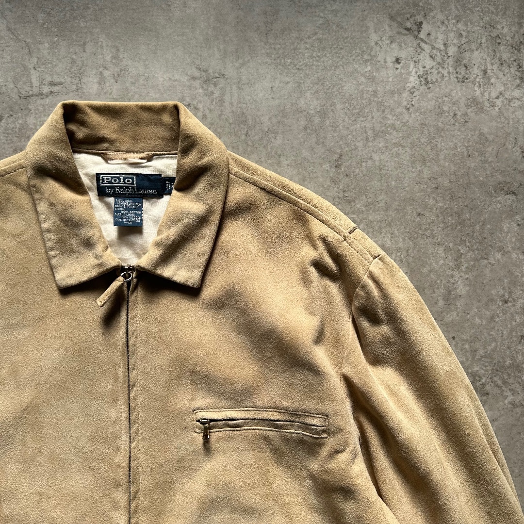 Ralph Lauren - 90s ラルフローレン スエードジャケット M ベージュの