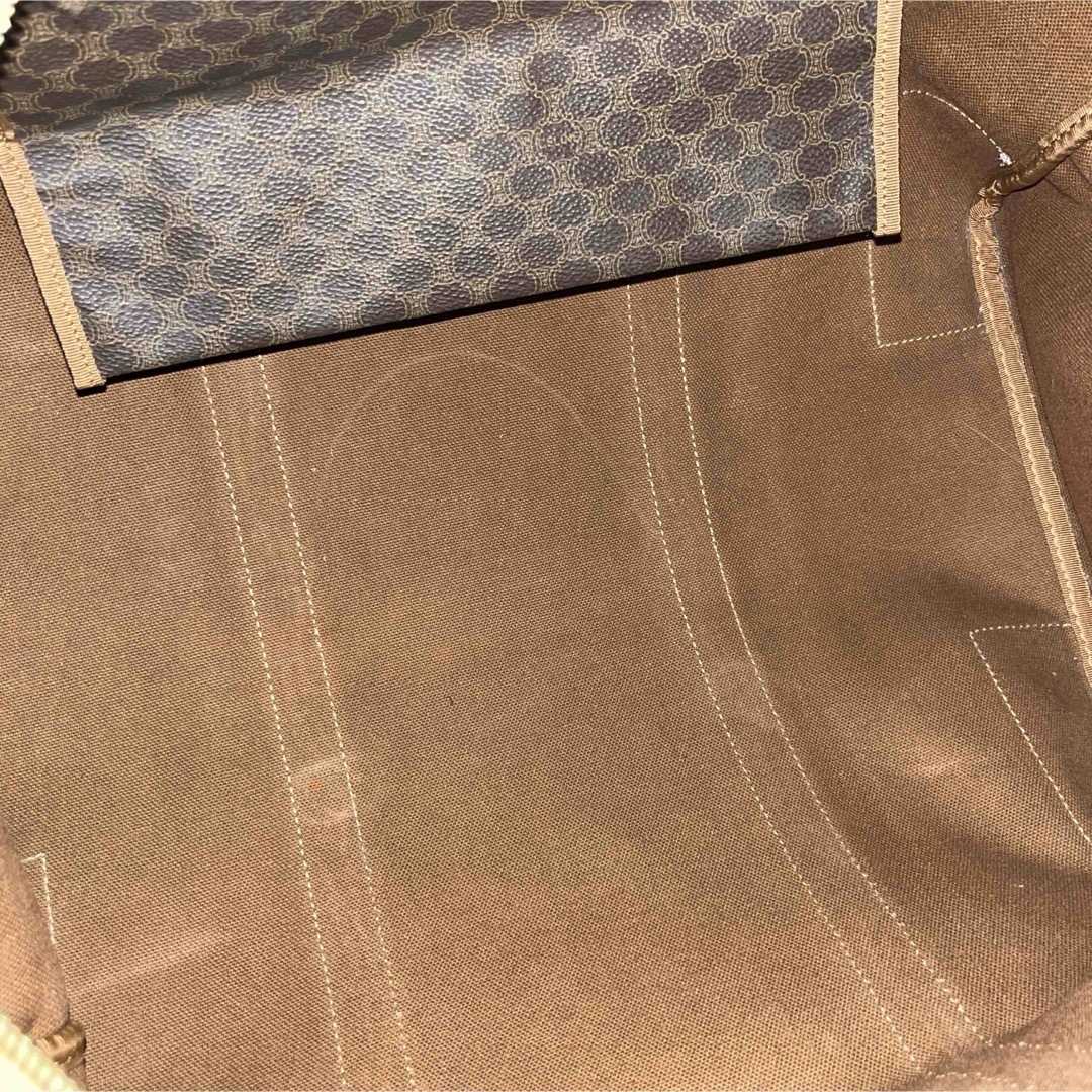 CELINE - 当時物 オールド セリーヌ ボストンバッグ 南京錠 マカダム柄