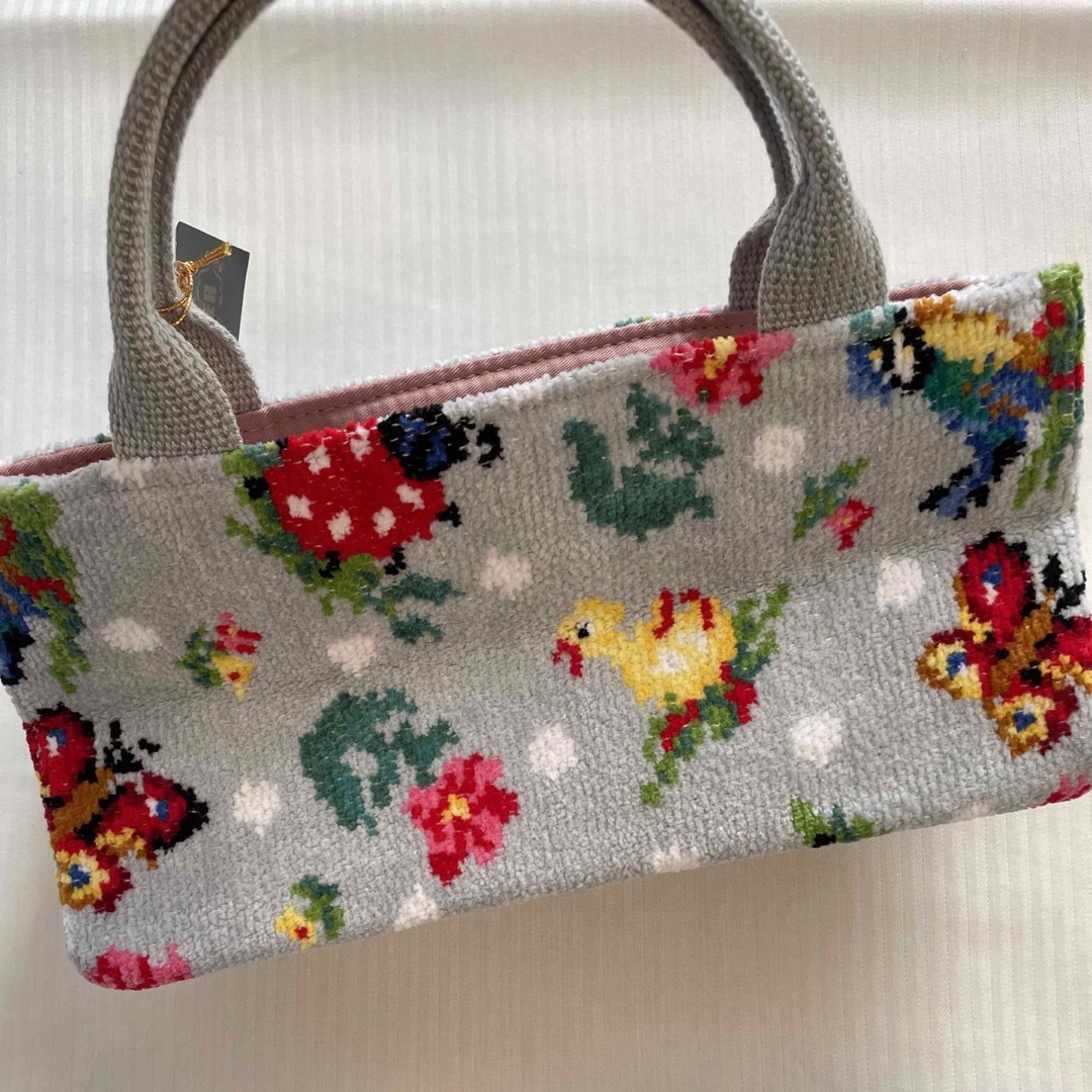 FEILER - フェイラー ベッドサイドバスケット ハイジドット シルバー