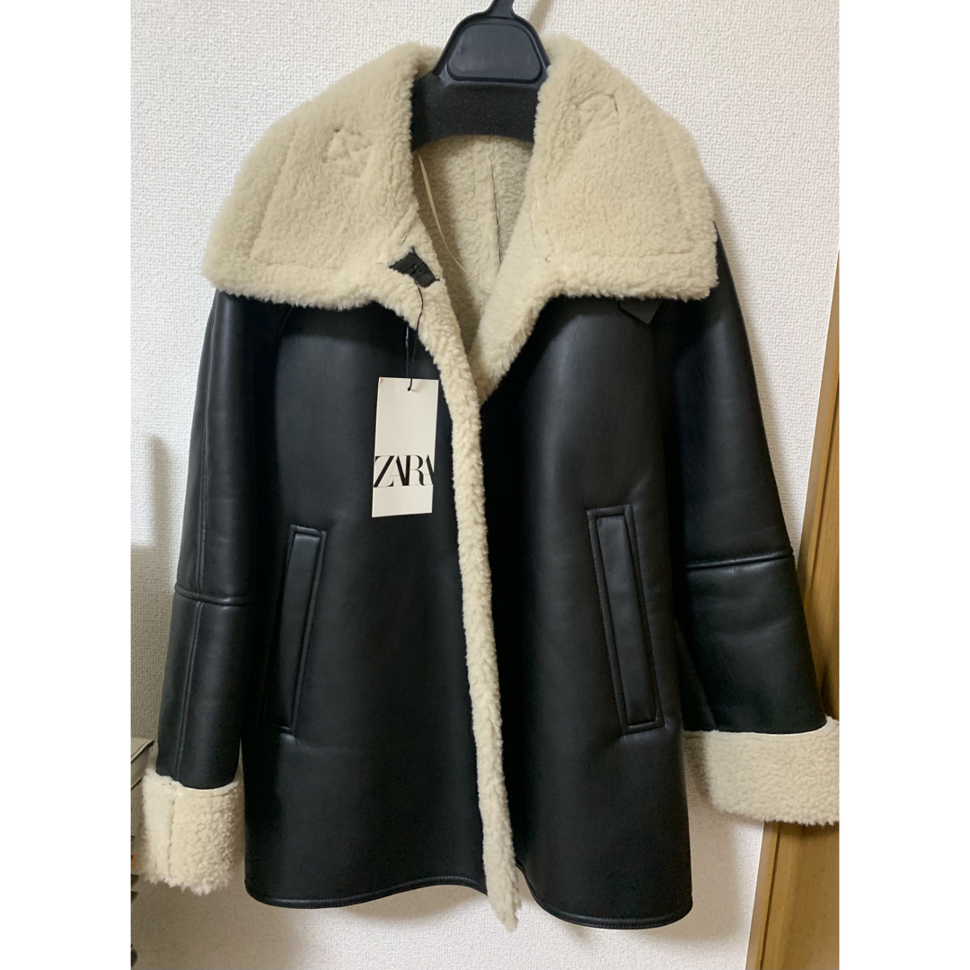 ZARA - ZARA リバーシブルフェイクレザージャケット 新品未使用 XSの