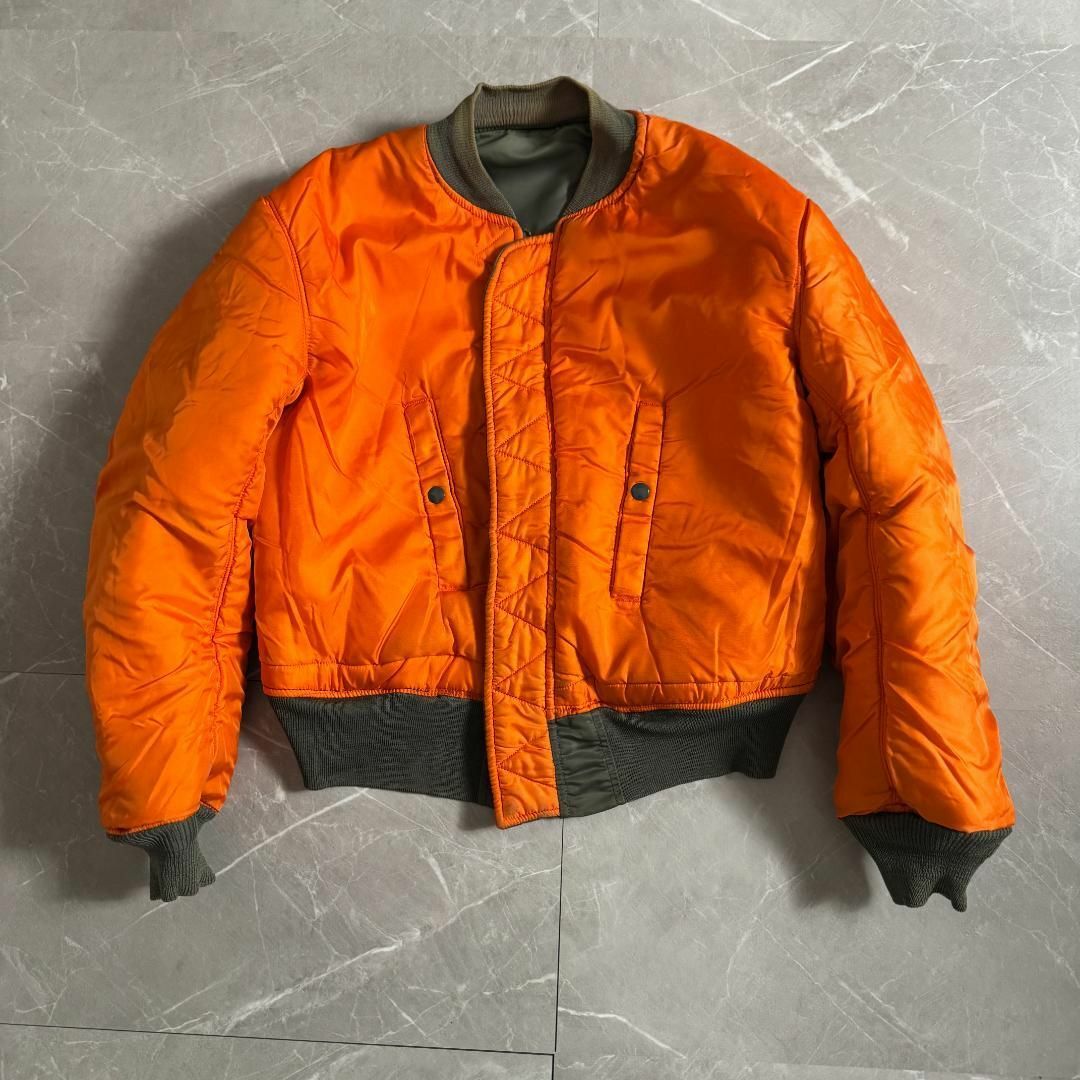 ALPHA INDUSTRIES - 希少 アルファ MA-1 68年復刻 USA製 Mサイズ