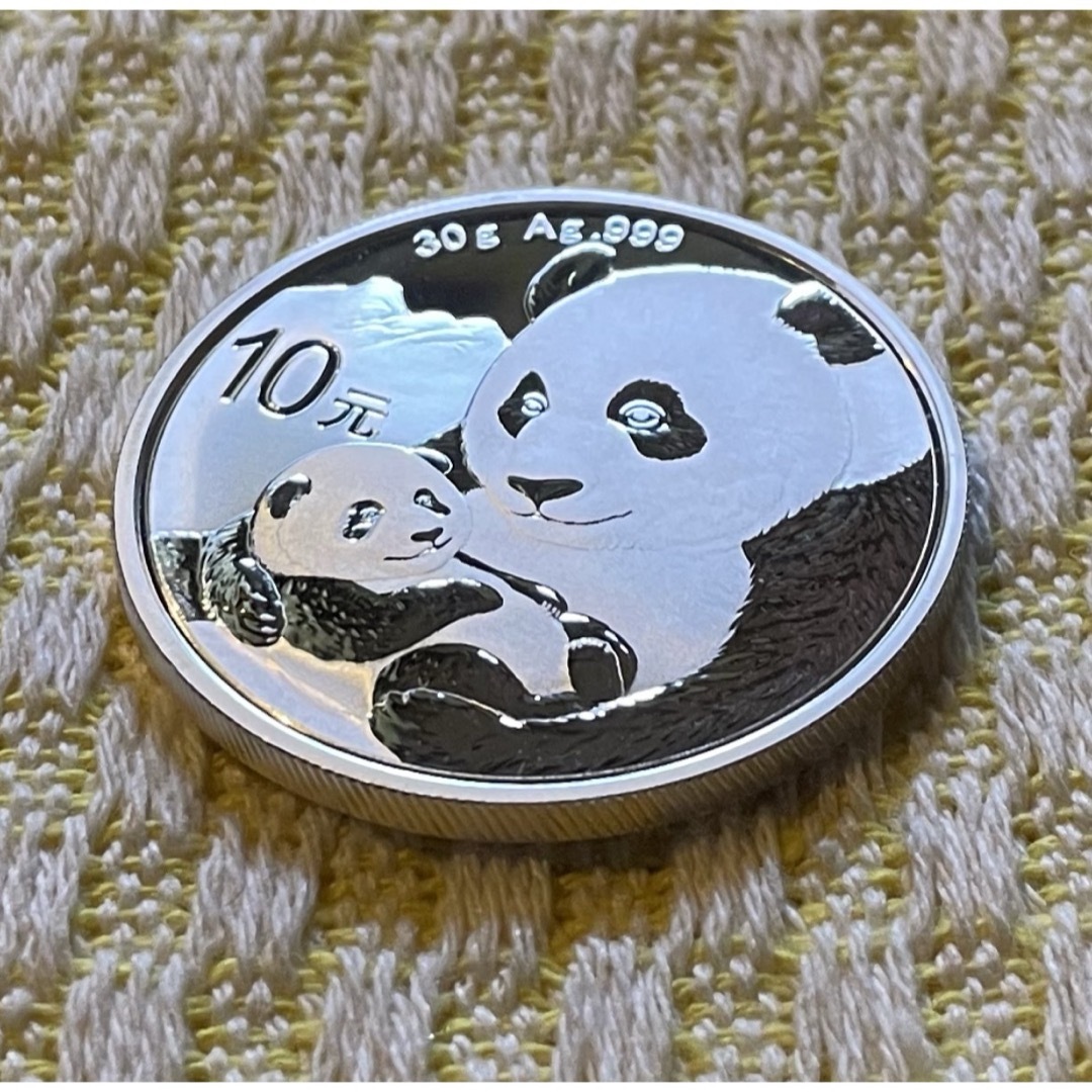 2022年 純銀 パンダ銀貨 30g 中国 10元 シルバーコイン 2023年 純銀