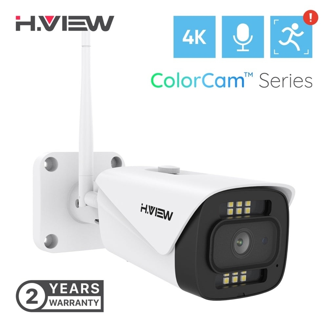 希少 H.VIEW フルカラー HV-WF800A5 防犯カメラ 入手困難品