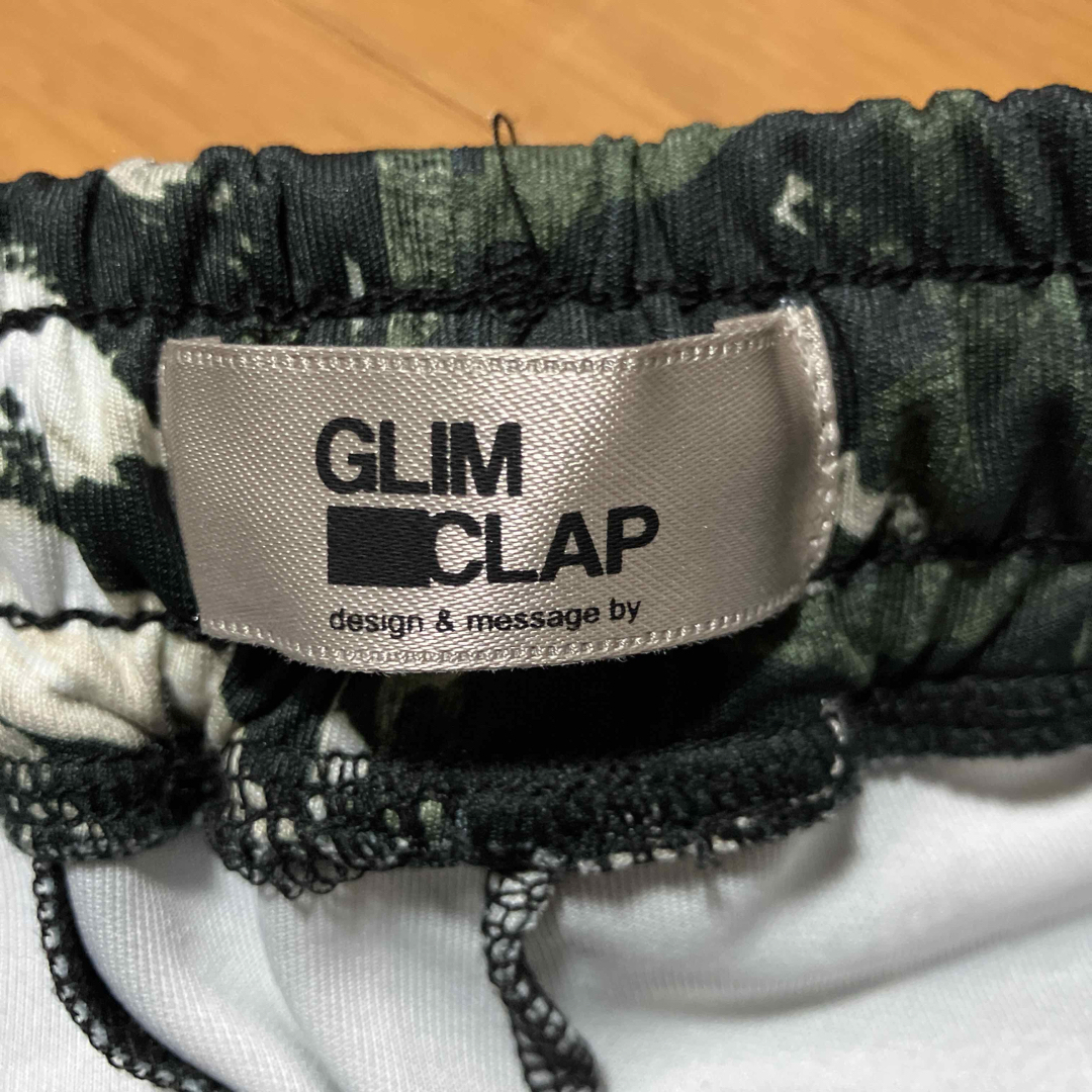 サルエルイージーパンツ/モノトーン総柄 GLIMCLAPサルエルイージー