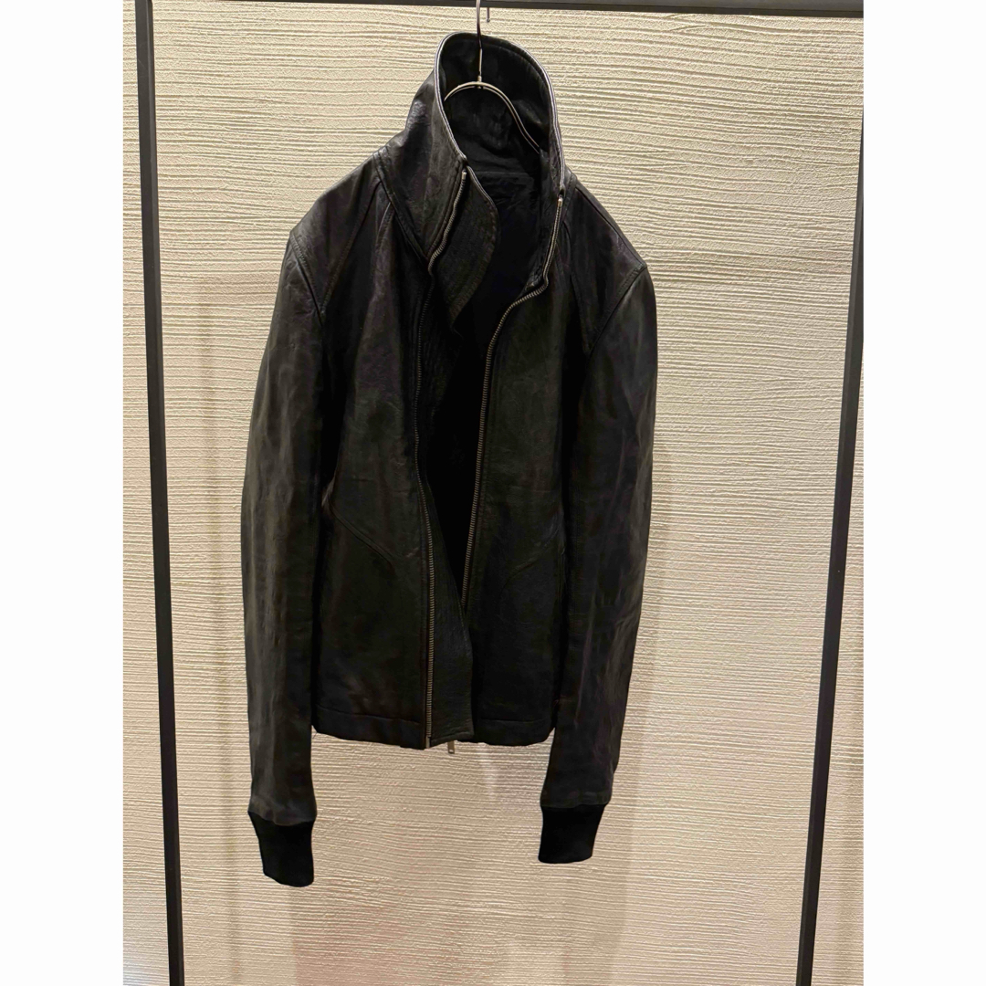 Rick Owens - 00s rick owens intarsia leather jacketの通販 by n 即