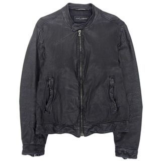 DOLCE&GABBANA - ドルチェ&ガッバーナ キルティングラムレザーシングル