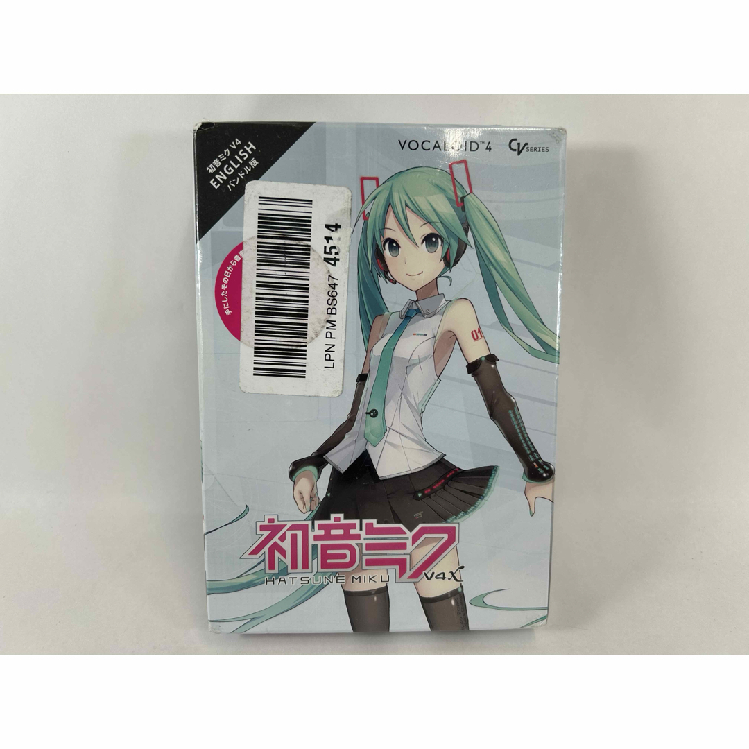 初音ミク V4X ENGLISHバンドル版 未開封 CRYPTON HATSUNE MIKU V4X