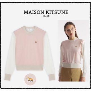 MAISON KITSUNE'（ニット/セーター ・ ピンク/桃色系）のフリマ